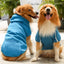 New Designer Warm Plaid Winter Big Dog Coats Detachable Hat Outfit Soft Hoodies Hat for Dog Cat Two Color Cloth For Small Dog