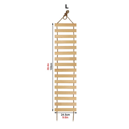 Cat Tree Cat Wall Mounted Climbing Wooden Shelves Posts Ladders with Hammock and Cat House Cat Bridge for Kittens Perch Sleeping