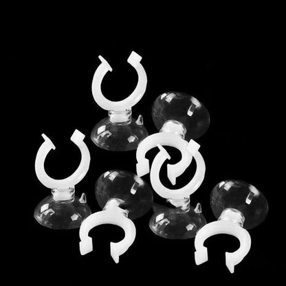 5pcs/10pcs Aquarium Suction Cup Air Tube Holder Sucker for Fish Tank Pump Oxygen Air Tube Fixing Clip  Aquarium Accessories