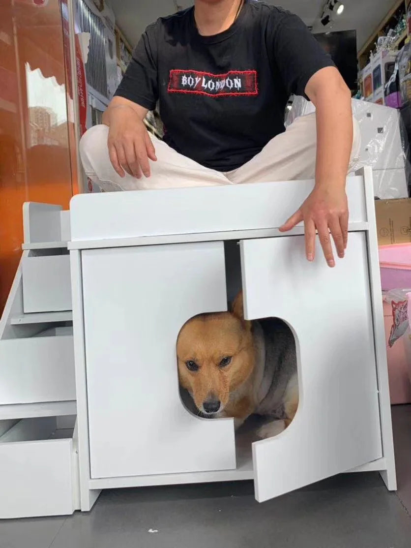 Kennel Four Seasons Universal Wooden Dog House  Dog Villa Internet celebrity Pet House Cat Dog Universal Wooden House