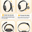 ROJECO Electric Dog Training Collar Digital Rechargeable Remote Control IPX7 Waterproof Vibrator Pet Dog Bark Stop Shock Collar