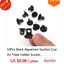 Black  Aquarium Suction Cup Air Tube Holder Sucker for Fish Tank Pump Oxygen Air Tube Fixing Clip  Aquarium Accessories 5pcs