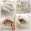 Cat Bed Small Enclosed Pet Bed Pet Cave Bed Comfortable And Soft Fluffy Cat Bed Warm Removable For Cat Small Dogs Large Dogs