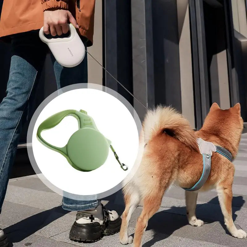 Heavy Duty Dog Rope Telescopic Tractor Automatic Rope Dog Walking Retractable Security Strap Long Lead Pet Rope With Non-Slip