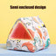 Parrot Warm Bed Warm House durable Hammock Hut Tent Bed Hanging Cave Plush Cushion For Lovebirds Parakeets Plush Cushion