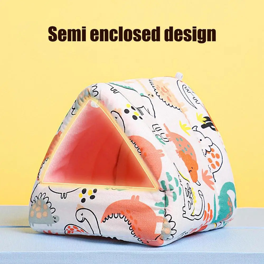 Parrot Warm Bed Warm House durable Hammock Hut Tent Bed Hanging Cave Plush Cushion For Lovebirds Parakeets Plush Cushion