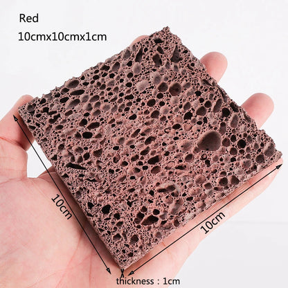 Volcanic Aquarium Decoration Fish Tank Plant Fixed Moss Water Grass Stone Slices Natural Volcanic Planting Slices Aquarium Decor