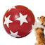Dog Chew Ball Light Up Elastic Chew Toy With Star Pattern Soft Pet Supplies Chewable Ball 6cm For Veterinary Hospitals Pets Cats