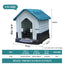 New Dog House Outdoor Waterproof Kennel All Seasons Indoor Dog House Outdoor Rainproof Sunscreen Medium and Large Dogs.