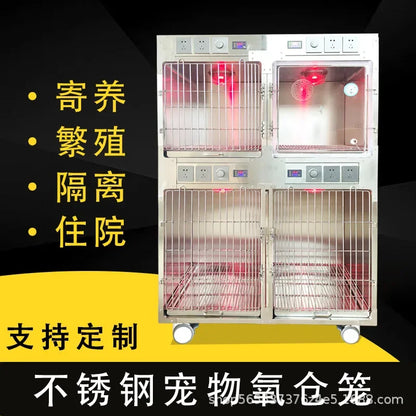 304 stainless steel dog cage multi-layer pet display cabinet display cage pet store foster cage pet hospital inpatient cag