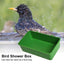 Bird Parrot Bathing Tub Bathtub Shower Box Hanging Cage Decor Small Animal Pet Bird Cleaning Tool Pet Bird Bathing Supplies
