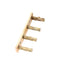 4/6 Steps Wood Ladder Pet Interactive Bird Parrot Toy Ladder for Hamster Cage Funny Grinding Stick Climbing Toy Bird Accessories