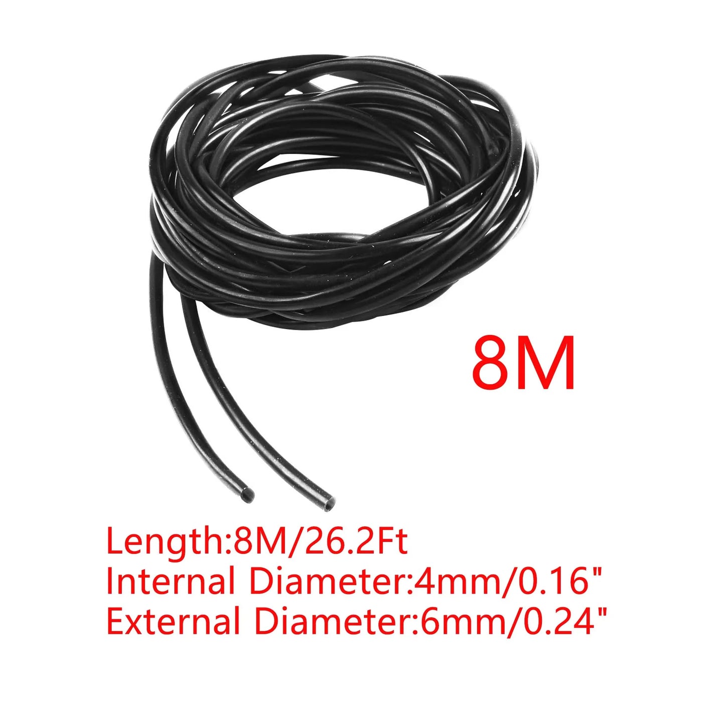 UXCELL Aquarium Flexible Hose Oxygen Circulate Pipe Silicone Tube Water Connector ID 4mm Pump Parts Tools Fish Tank Accessories