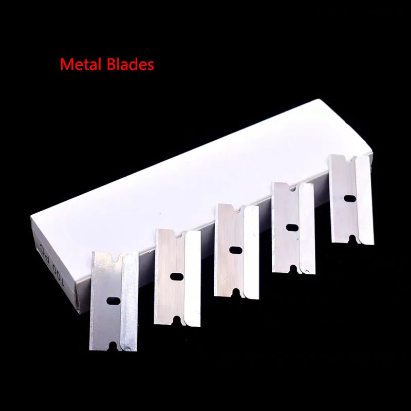 Multifunctional Aquarium Algae Remover Scraper Blade Metal Blades algae removal Fish Tank Aquatic Water Plant  Cleaning Tools