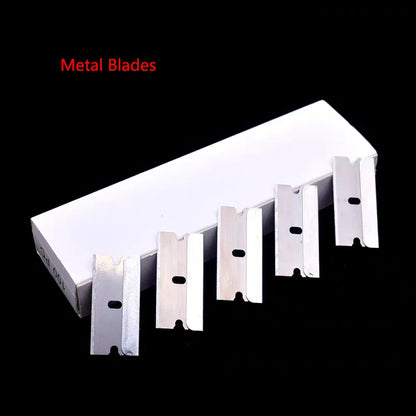 Multifunctional Aquarium Algae Remover Scraper Blade Metal Blades algae removal Fish Tank Aquatic Water Plant  Cleaning Tools