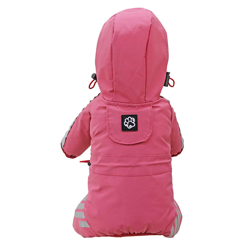 Dog Raincoat Reflective Waterproof Pet Clothes for Chihuahua Maltese Rain Coat Small Medium Dogs Jumpsuit Raincoat Dogs Overalls