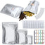 Mylar Bags With Oxygen Absorbers Mylar Bags For Food Storage With 100x400CC Oxygen Absorbers 3 Layers Thicken Resealable Bags