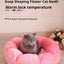 Cat Beds Petal Shaped Winter Warm Sleeping Cat Nest Soft Plush Pet Bed Dog Basket Cushion Cat Bed Cat Cushion Animal Sleeping