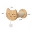 1PC Cat Hammock Wall Mounted Wooden Climbing Shelf Cat Jumping Platform with Scratching Post Cat Hanging Bed for Cat Sleeping