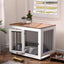 Furniture Dog Cage Dog Box Modern Wooden Steel Wire Pet Large Kennel Cat House Cat Cage Pet House Pet Supplies