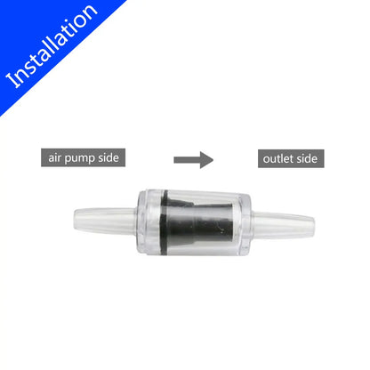 UXCELL Aquarium Air Pump Non-Return Check Valve CO2 Fish Tank One Way Oxygen Pump Hose Tracheal Check Valve Pipe Accessories