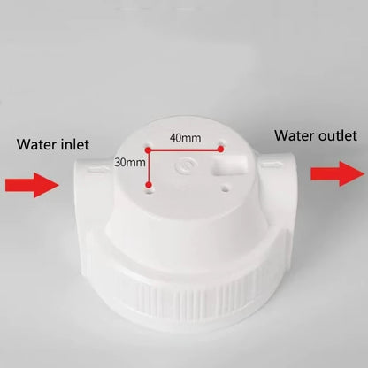 External Aquarium Canister Filter Quiet Sponge Filter Bucket No Pump Suitable for Small Fish Tanks Wall Mounted filter bucket