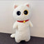 Kawaii Long Kitten Plush Toy Oblong Orange Black Siamese Cat Nap Sleep Throw Pillow for Kids School Home Bed Decor Hug Cushion
