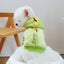 Autumn Winter Pet Dog Costumes Green Dinosaur Christmas Fleece Overalls Sweatshirts for Small Puppy Funny New Year Cat Clothing