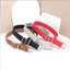 Slip Collar PU Leather Dog Choke Collar for Dog Training- No Pull Martingale Dog Collar for Small Medium Large Dogs Greyhound