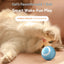 Pet automatic cat teasing ball cat toy for self fun and relaxation, rolling ball pet gravity cat toy