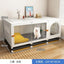 Dog Cage Small Dog Home Indoor Kennel Toilet Integrated Dog Fence Medium Dog Teddy Bigbear Dog Cage