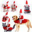 Christmas Pets Dressing Up Santa Funny Pet Clothes For Small Medium Large Dogs Winter Warm Dog Clothes Chihuahua Pug Yorkshire