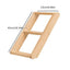 1 Piece Wall Mounted Furniture Shelf Cat Climbing Stairway and Hammock with Sisal Scratching Post for Perch and Sleeping
