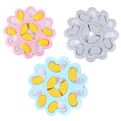 Dog Puzzle Toys Anti-slip Dog Puzzle Toys Blue/Pink/Grey Dog Interactive Toys  For Brain Stimulation And IQ Training