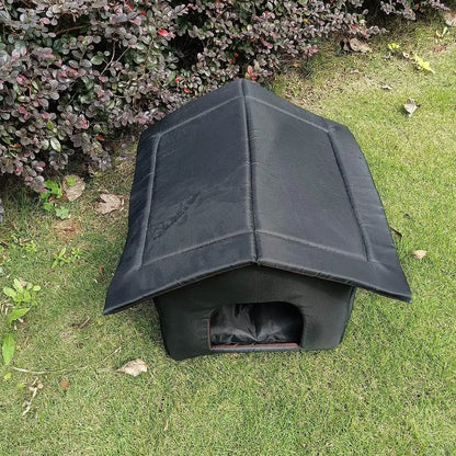 Winter Warm Waterproof Outdoor Pet House Cat Nest Thickened Cat Nest Tent Portable Travel Nest For Kitten Puppy Pets Supplies