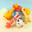 Dog Squeaky Rubber Toys Dog Latex Chew Toy Puppy Sound Toy Animal Bite Resistant Train Dog Supplies for Small Medium Large Dog