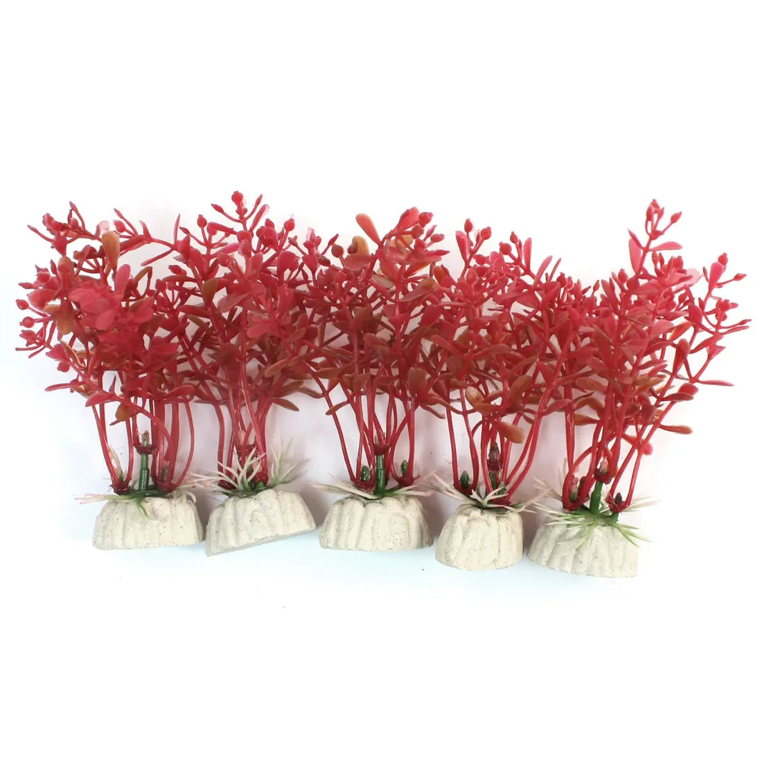 UXCELL 3/4/5/6/8/9 Pcs Artificial Aquarium Plants Grass Water Weeds Ornament Fish Tank Plant Flower Grass Decor Accessories