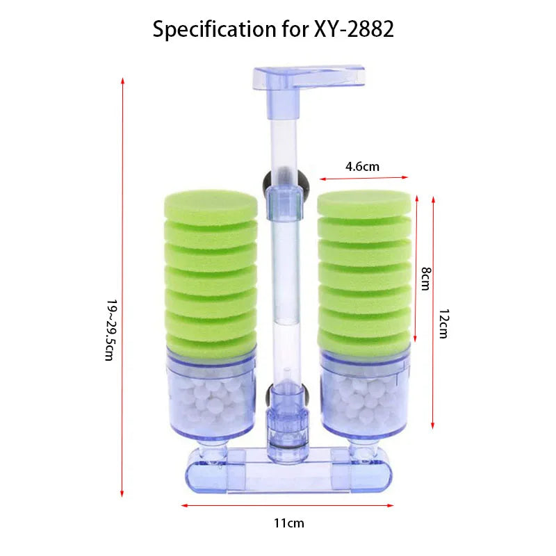 Aquarium Filter for Aquarium Fish Tank Air Pump Skimmer Biochemical Sponge Filter Aquarium Bio Filter Filtro Aquario Highquality