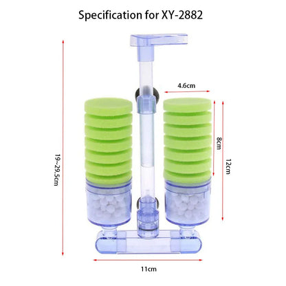 Aquarium Filter for Aquarium Fish Tank Air Pump Skimmer Biochemical Sponge Filter Aquarium Bio Filter Filtro Aquario Highquality