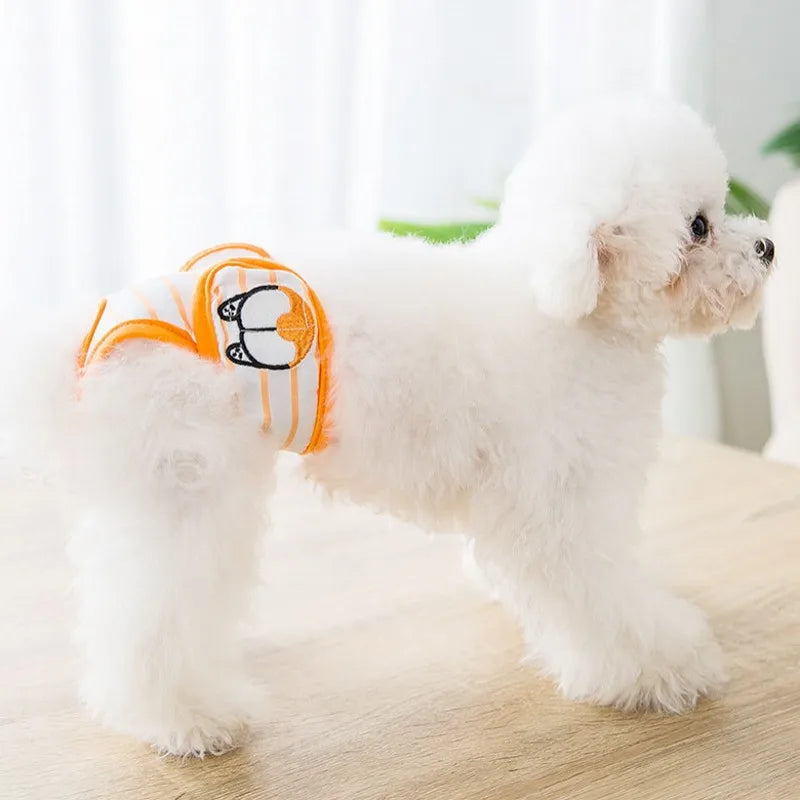 Washable Dog Diapers Pet Physiological Pant Puppy Women's Shorts Underwear Female Dog Diaper Panties Pet Cat Dog Clothes 2024