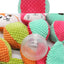 Cute Animal Ball Shape Dog Squeak Toys for Small Dogs Yorkies Bite Resistant Puppy Cat Chew Toy Mascotas Accesorios para perros