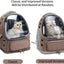 Transparent Folding Pet Carrier Backpack Travel Tote Cat Carrier Bag Outdoor Pet Shoulder bag Pet Dogs Cats Portable Bag