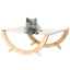 Elevated Cat Bed Anti-Slip Cat Hammock Bed For Indoor Rocking Cat Bed Elevated Pet Furniture Pet Resting Hammock Cat Hammock