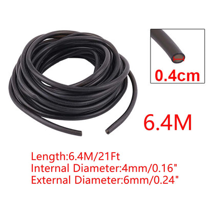 UXCELL Aquarium Flexible Hose Oxygen Circulate Pipe Silicone Tube Water Connector ID 4mm Pump Parts Tools Fish Tank Accessories