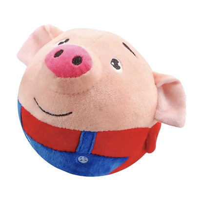 Talking Pig Toys Electric Pig Bouncing Ball Toy With Music USB Charging Pig Bouncing Jump Ball Toy For Children's Day Christmas