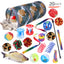 Cat Toys Mouse Shape Balls Foldable Cat Kitten Play Tunnel Chat Funny Cat Tent Mouse Supplies Simulation Fish Cat Accessories
