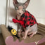 Bowtie Dog Blouse Classical Breathable Plaid T-Shirts Summer Dog Clothes for Small Dogs Puppy Large Cat Vest Chihuahua Yorkies