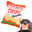 Dog Toy Potato Chip Bag Squeaky Snack Bag Dog Toy Molar Toy Snack Bag Dog Toy Interactive Plush Pet Toy Puppy Teething Toy