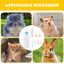 7pcs Puppy Nursing Bottle Kit Feeder Bottle Set for Small Dogs Replacement Feeding Nipples Cleaning Brushes for Puppies Kittens