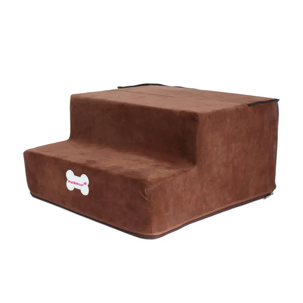 Pet Stairs 3 Steps Stairs for Small Dog Cat Pet Anti-slip Removable Dogs Bed Stairs Extra Wide Non-Slip Steps Pet Supplies